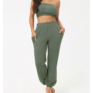 Top and sweatpants set
